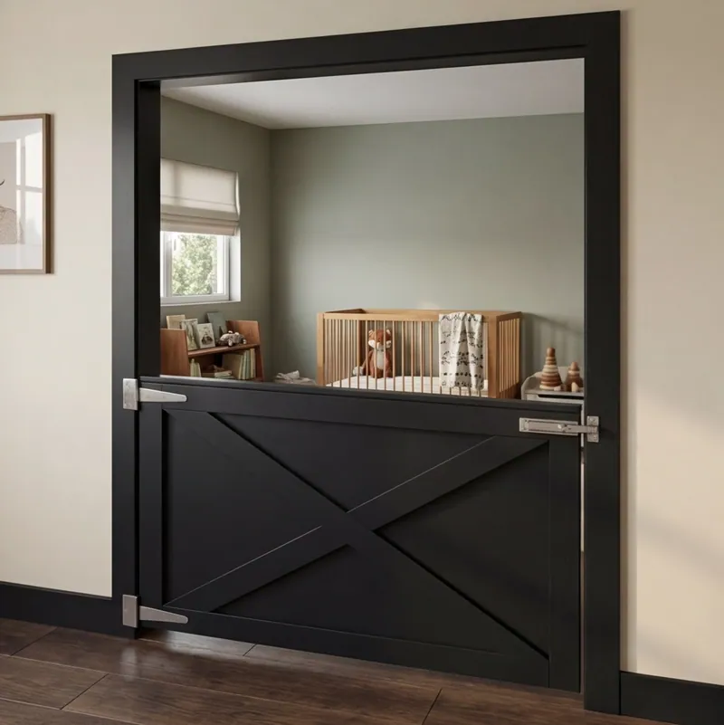 Barnhall wood gate for children and pets by Lumina Gates, photo 1