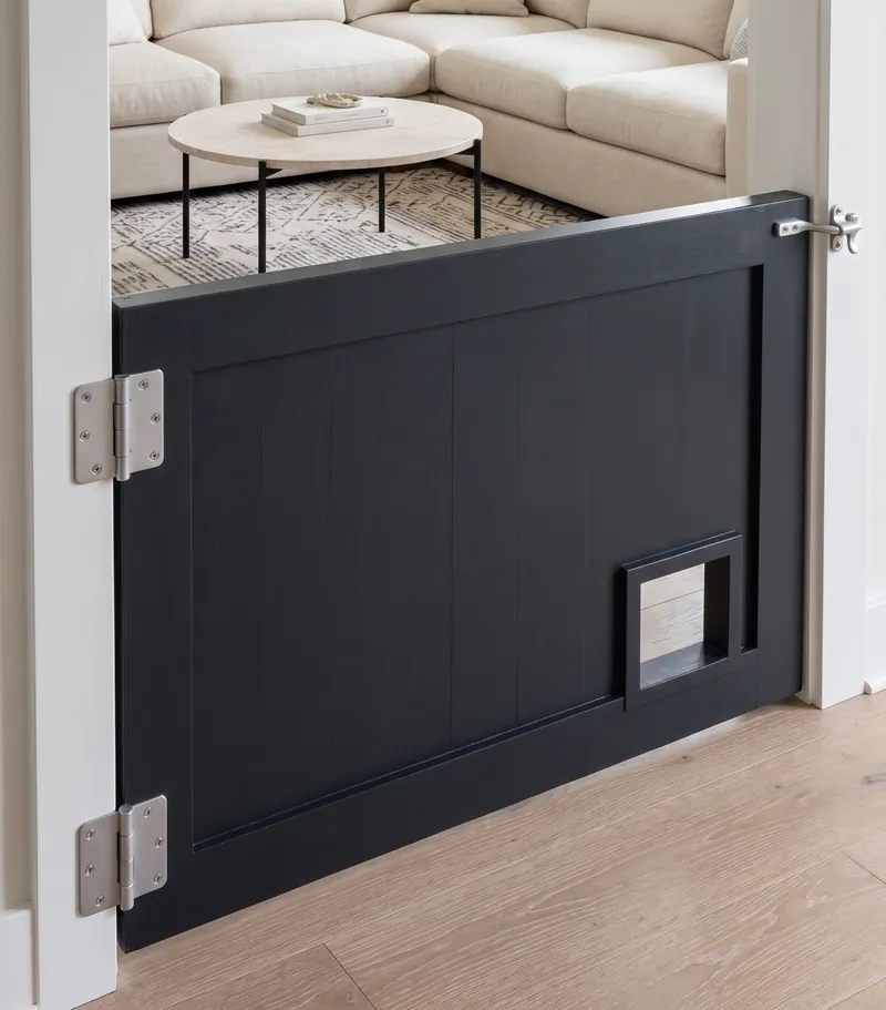 Flat Cat wood gate for children and pets by Lumina Gates, photo 1