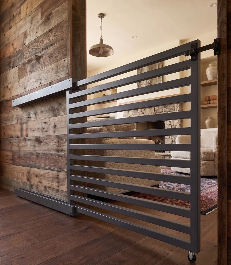 Glide wood gate for children and pets by Lumina Gates, photo 1