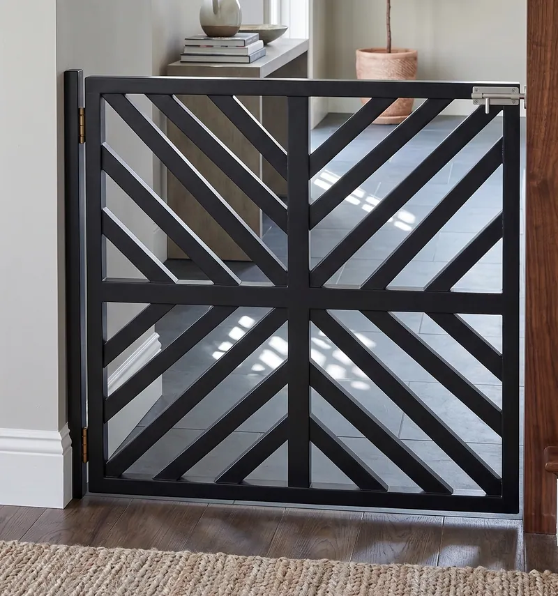 Lux II wood gate for children and pets by Lumina Gates, photo 1